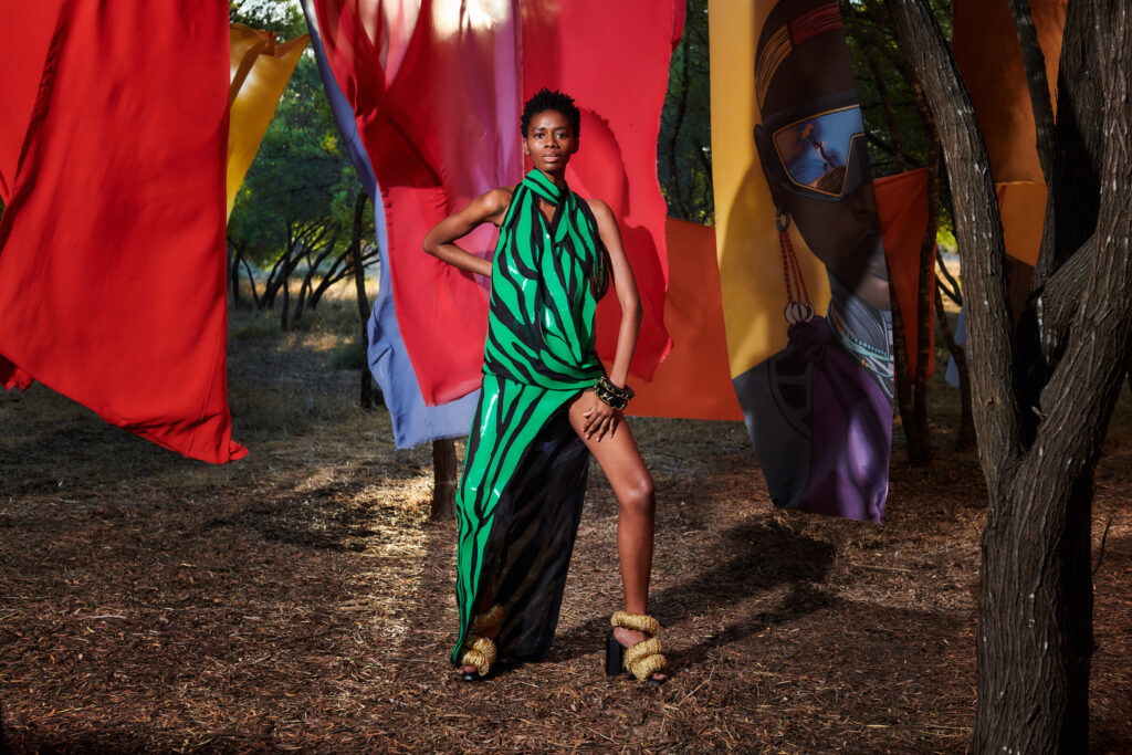 'The Lion King' inspired fashion by Balmain in partnership with Disney in celebration of the 30th anniversary of the film. (Photo by Joel Anderson)