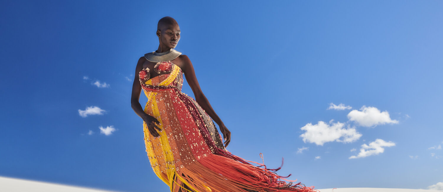 The Lion King inspired fashion by Balmain in partnership with Disney in celebration of the 30th anniversary of the film. (Photo by Joel Anderson)