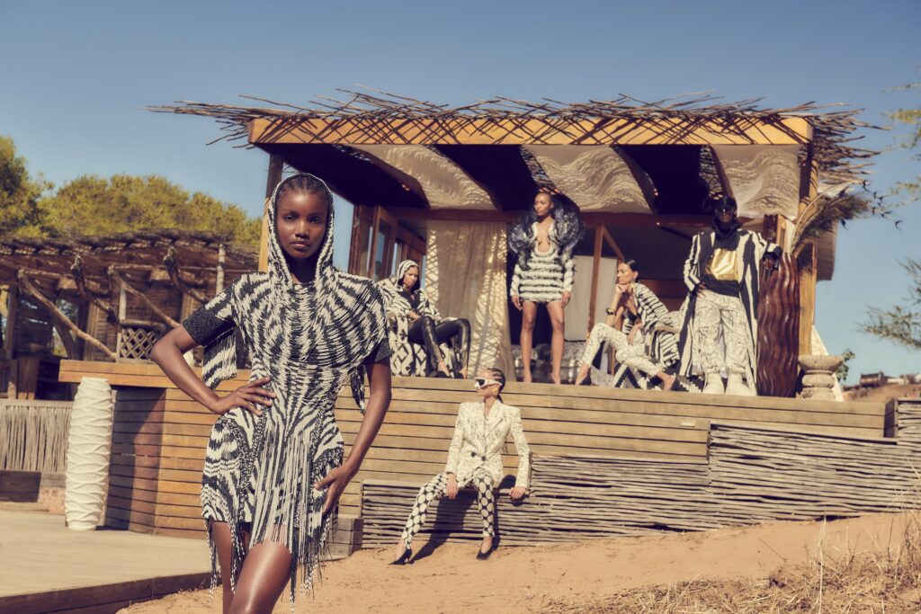 'The Lion King' inspired fashion by Balmain in partnership with Disney in celebration of the 30th anniversary of the film. (Photo by Joel Anderson)