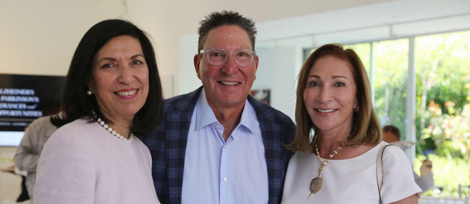Dr. Huda Zoghbi, Scott and Soraya McClelland; Photo by Darcie Roberts