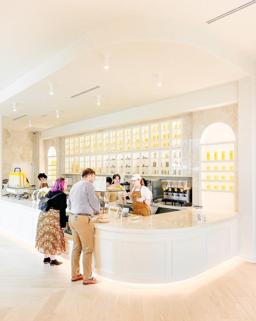 Inside one of La La Land Kind Cafe's locations in Houston.