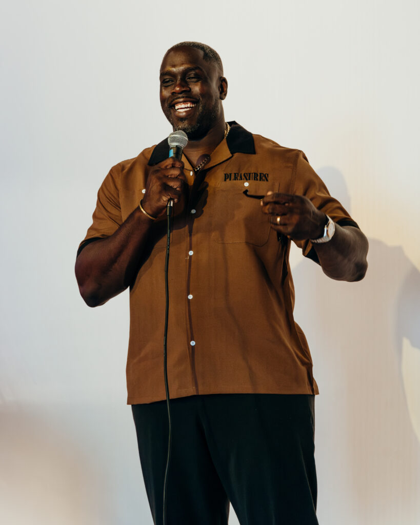 Fred Agho at CoolxDad Real-Time Brunch (Photo by William Issac)