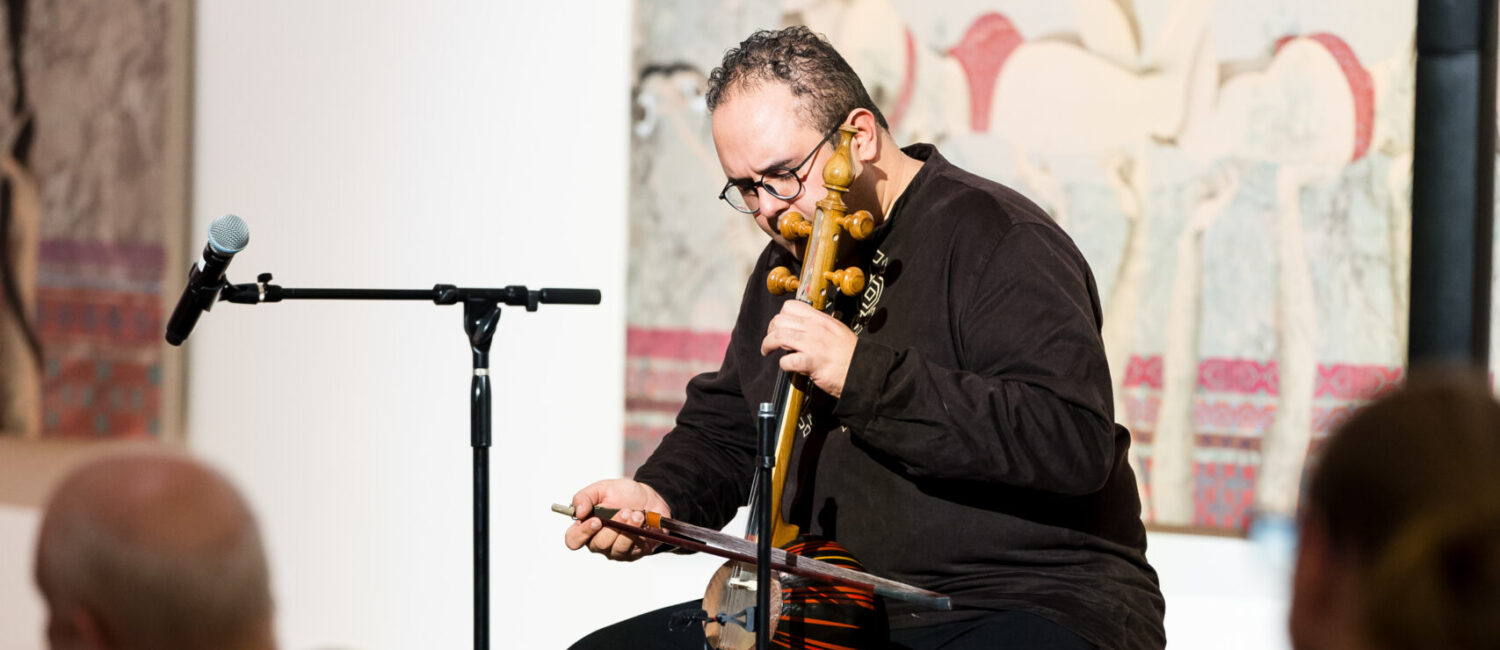 Badie Khaleghian at Rice University’s Moody Center for the Arts seventh anniversary annual fundraising dinner (Photo by Hung Truong)