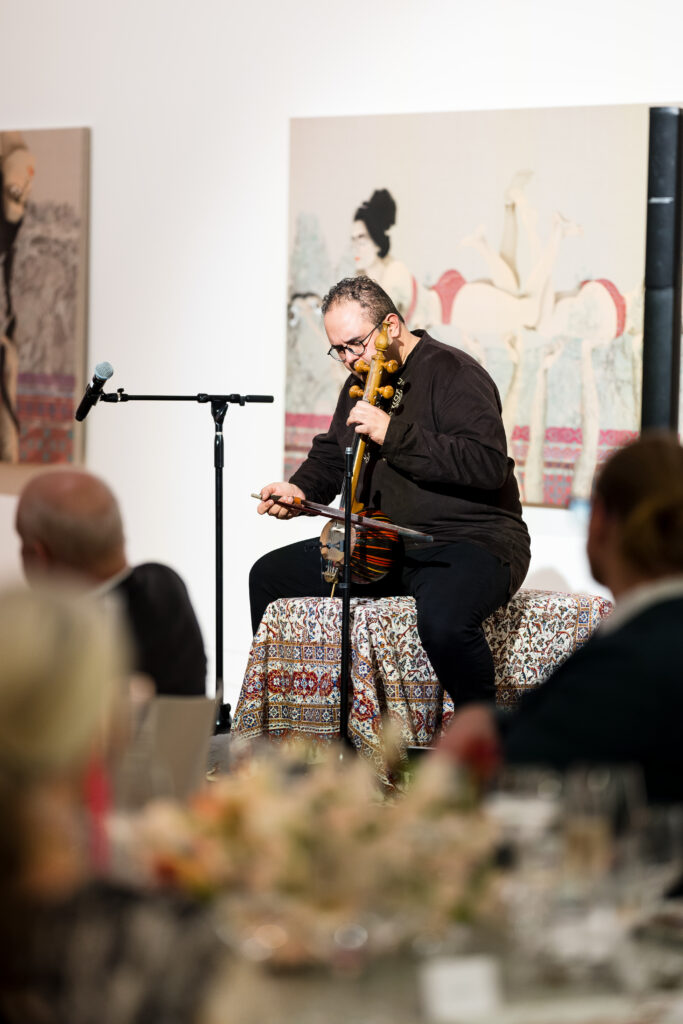 Badie Khaleghian at Rice University’s Moody Center for the Arts seventh anniversary annual fundraising dinner (Photo by Hung Truong)
