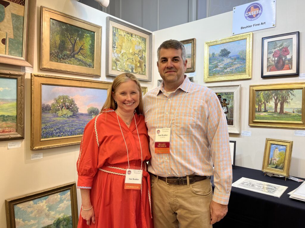 Beuhler Fine Arts' Ann & Paul Beuhler at CASETA 2024 (Photo by Jenna Baer)