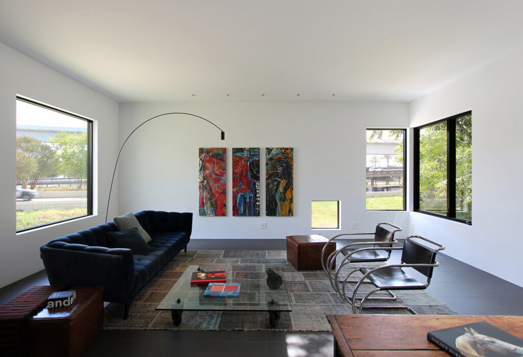  'House in the Air' at 1002 Edwards in the First Ward Arts District (Photo by Scott Strasser)