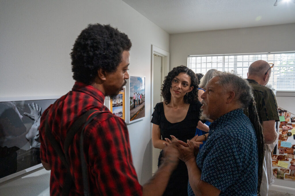 Colby Deal, Briana Vargas, Bert Samples at FLATS' "Interwoven"(Photo by Alan Nguyen)