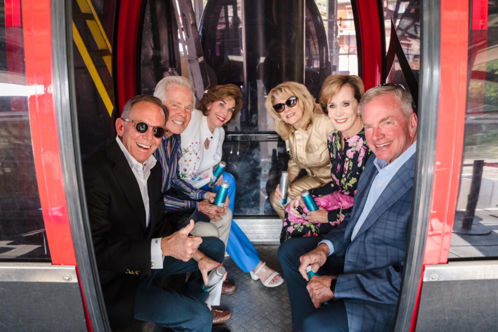 Jerry Simon, Jim & Sherry Smith, Nina & Edd Hindee, Dale Mitchell at the Memorial Hermann Foundation events in Aspen (Courtesy photo)  (Photo by Daniel Ortiz)