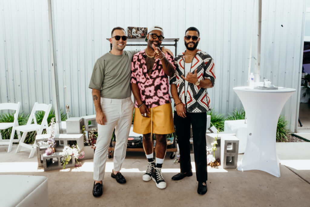 Adam Weaver, Kevin Barnett, Haseeb Rehman at CoolxDad Real-Time Brunch (Photo by William Issac)
