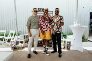 (L) Adam Weaver, Kevin Barnett, Haseeb Rehman (Photo by William Issac)