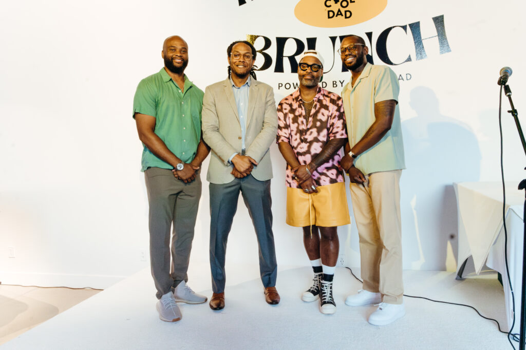 Jonathan Jackson, Sean Richards, Kevin Barnett, Ike Okorafor at CoolxDad Real-Time Brunch (Photo by William Issac)