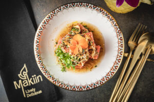 The summer salad served at the new Thai restaurant Makiin in River Oaks is part of Houston Restaurant Weeks. (Photo by Raydon Creative)