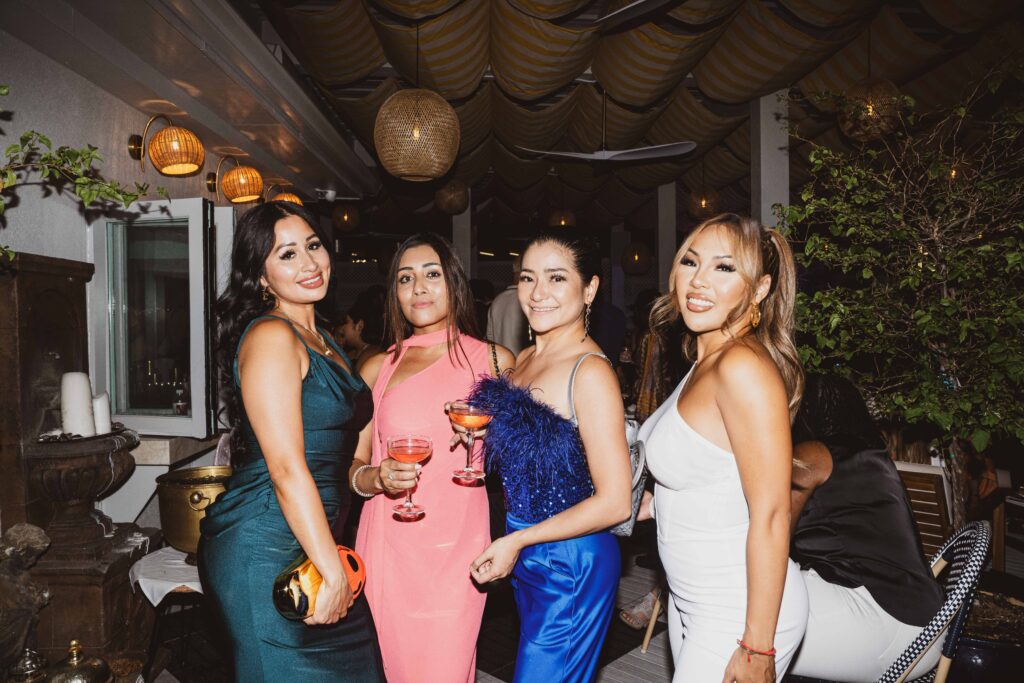 Marisol Garcia, Mow Rahman, Lukkaew Srasrisuwan, Lucy Wo at the opening party for Sophie Cocktail & Terrace Bar