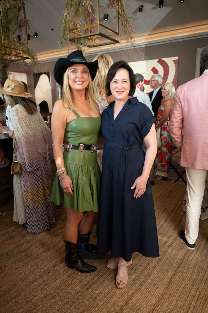 Melissa Juneau, Anne Neeson  at the Memorial Hermann Foundation events in Aspen (Photo by Daniel Ortiz)