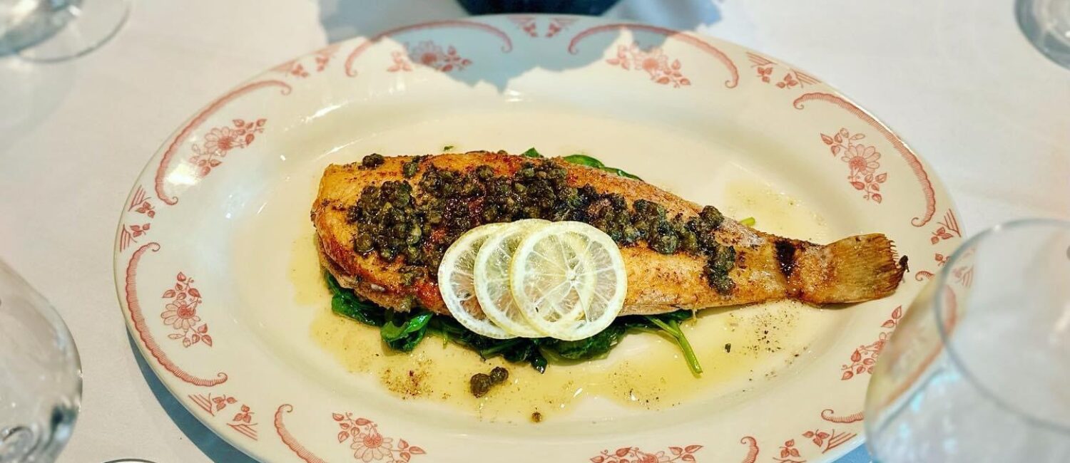 The Dover Sole Meuniere at Le Margot by chef Graham Elliot