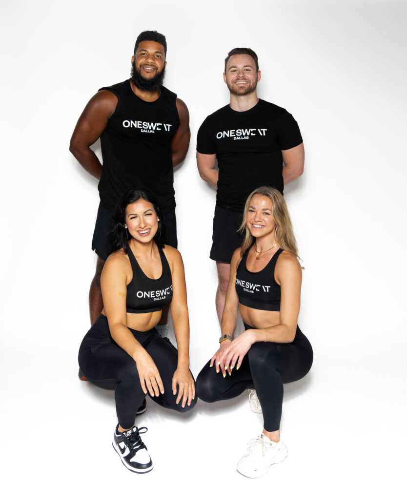 One Sweat Dallas staffers. 