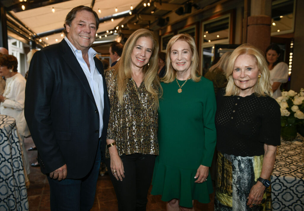 Paul & Alejandra Foster, Peggy Sewell, Gayle Stoffel at MD Anderson Cancer Center events in Aspen