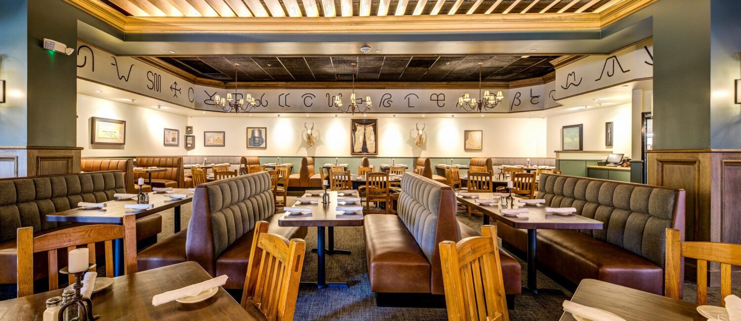 Reata’s new interior of the main dining room