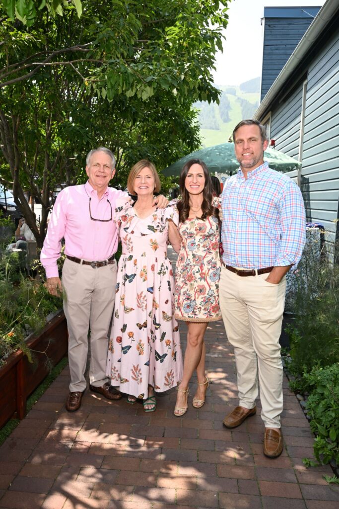 Scott & Lorain Wegmann, Jen & Joe Savery at the Memorial Hermann Foundation events in Aspen (Photo by Daniel Ortiz)