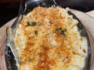Si Tapas – The coliflor de La Mancha gratinada was a creamy cauliflower gratin. (Photo by Courtney Dabney)