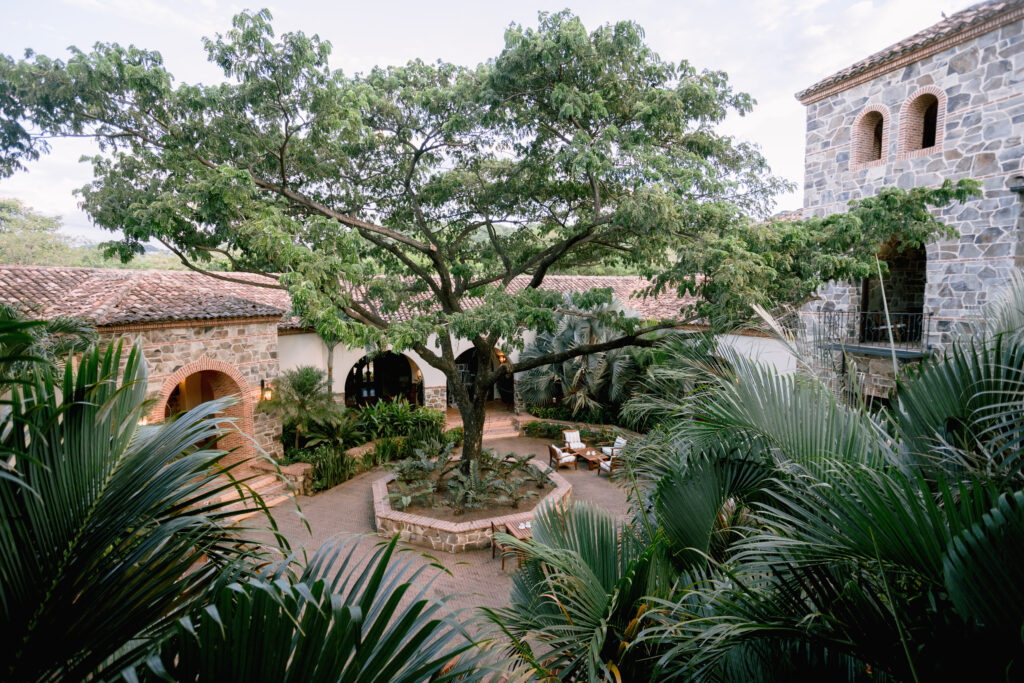 The Spanish Colonial-style Inn at Rancho Santana is the hub of the 2,700-acre community.