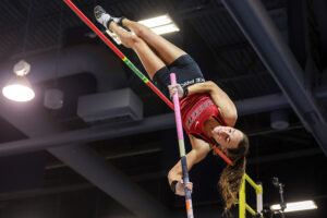 Brynn King Olympic Games pole vaulter The Woodlands (Photo by Doug Bouma)