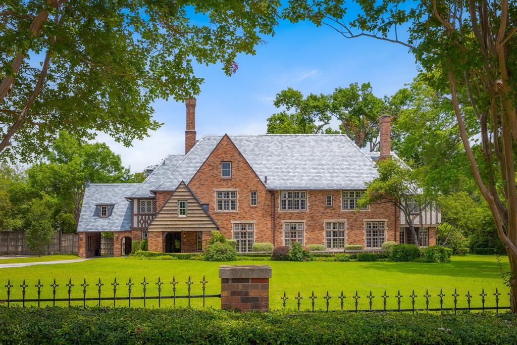 Updates to the landmark Lakewood home include a new slate roof and a relatively new HVAC unit.