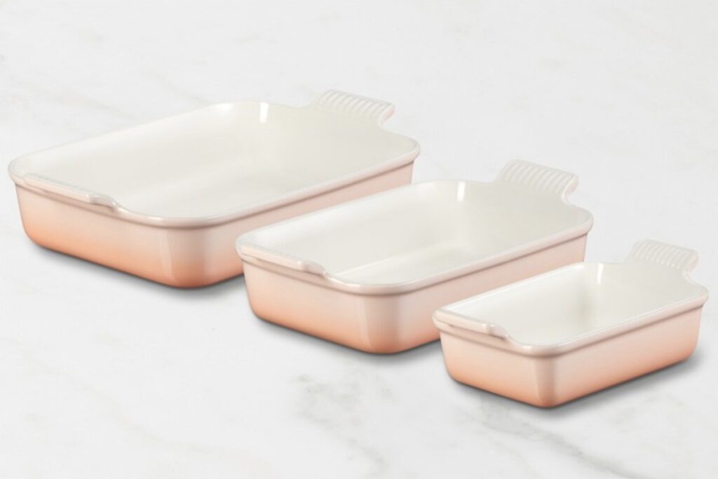 Le Creuset Heritage 3-Piece Rectangular Baking Dish Set
