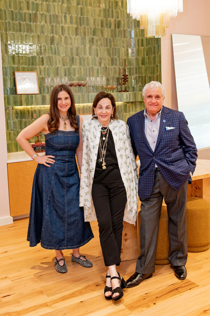 Alysa, Joanne, and Charles Teichman at the new Ylang 23 flagship in The Shops of Highland Park. (Photo by Celeste Cass)