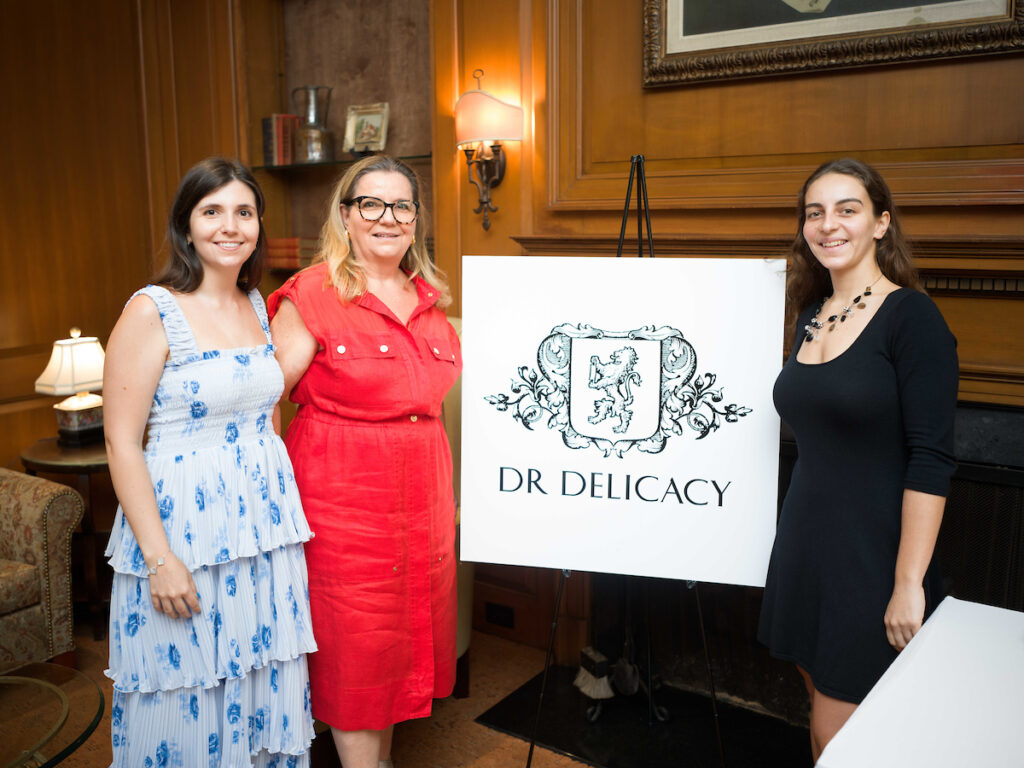Victoria Delagrange, Diane Roederer, Mathilde Leveque at The  Houstonian's Battle of the Bubbles.   (Photo by Daniel Ortiz)