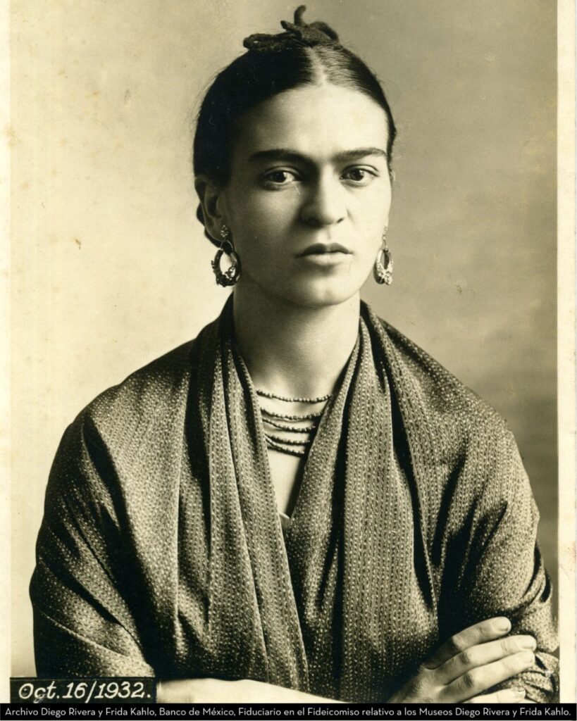 Frida Kahlo, 1932 (Courtesy Diego Rivera and Frida Kahlo Archive, Banco de México. Photo by Guillermo Kahlo)