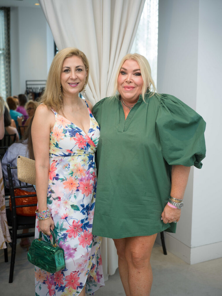 Deborah Elias, Lara Bell at the Dress for Success Women of Wardrobe event at Tootsies. (Photo by Daniel Ortiz)