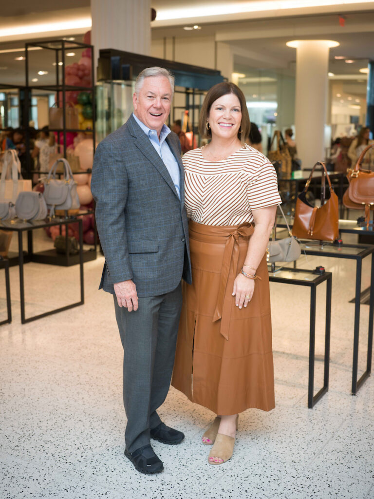 Norman Lewis, Lauren Levicki Courville at the Dress for Success Women of Wardrobe event at Tootsies. (Photo by Daniel Ortiz)