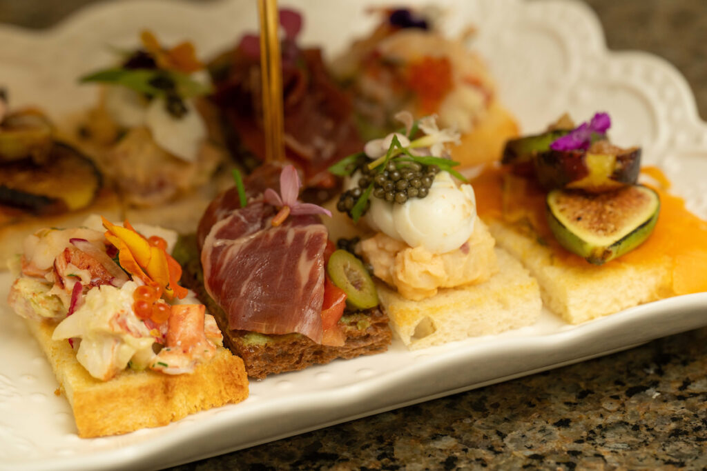 Tea time treasures at The  Houstonian's Battle of the Bubbles.  (Photo by Daniel Ortiz)