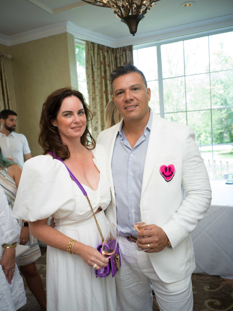 Allison & Ivan Alvarez at The  Houstonian Hotel Hotel's Battle of the Bubbles.  (Photo by Daniel Ortiz)