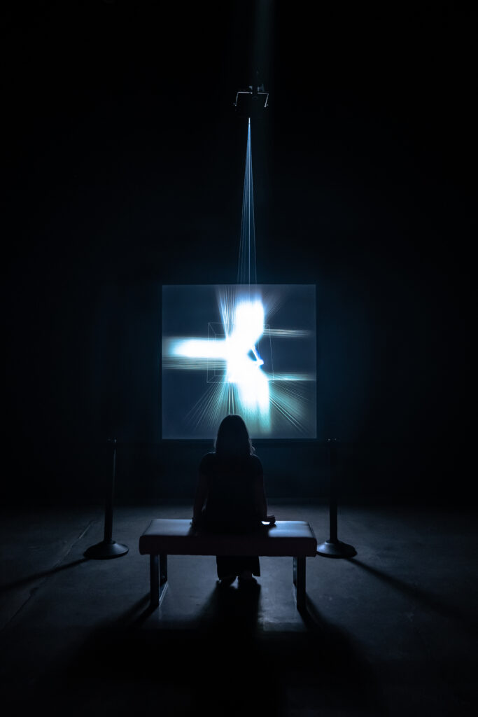 Artechouse Houston's "Intangible Forms" (Photo courtesy Artechouse) 