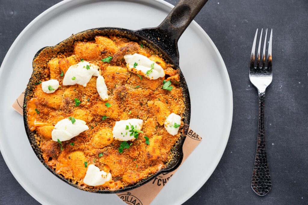 The baked ziti is a crowd-pleaser at The Sicilian Butcher.