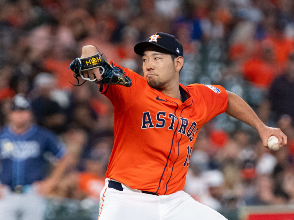 Yusei Kikuchi is the Astros' haul in a trade that will be debated for a long time. (Photo by F. Carter Smith)