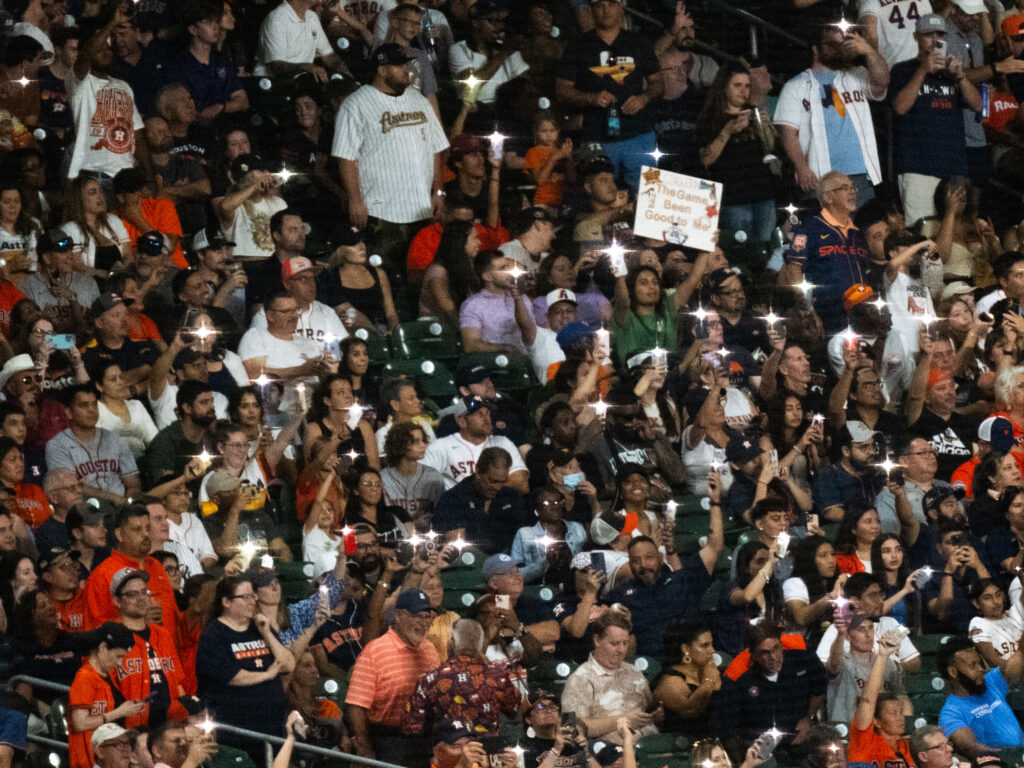 Astros fans still fill Minute Maid Park for good reason. (Photo by F. Carter Smith)