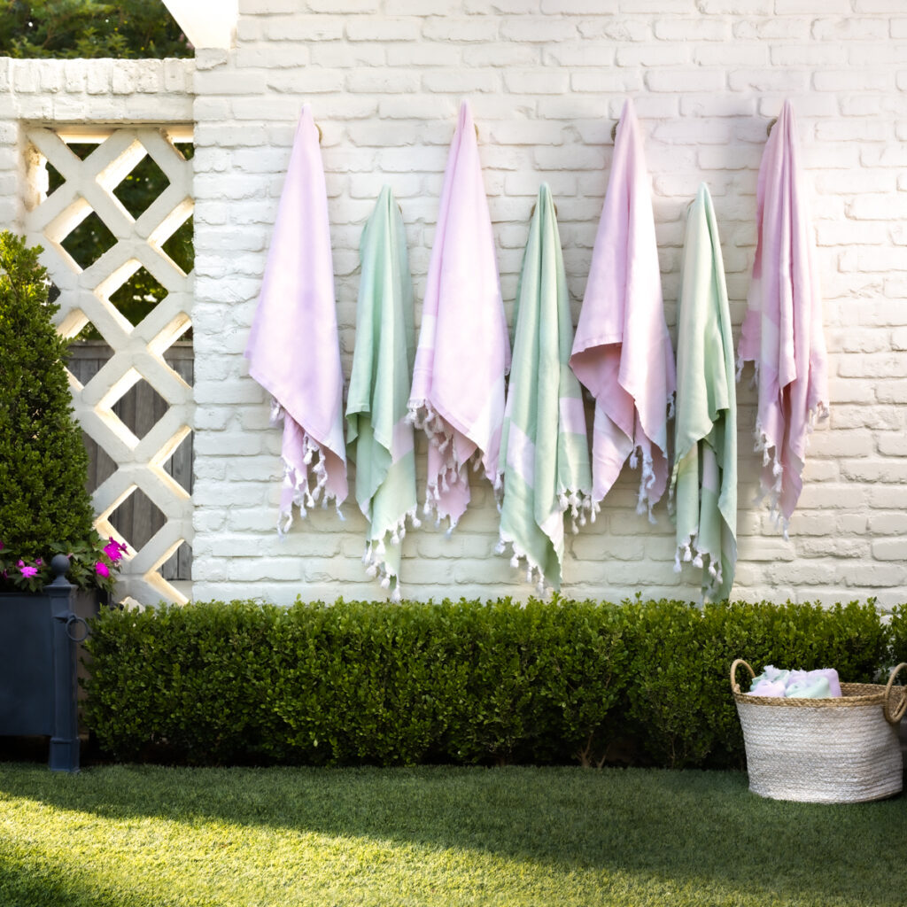 Turkish towels from House of Peshtemal. (Photo by Jennifer Baker)