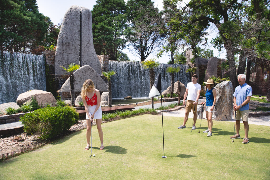 The Whitewater Putting Course is great fun for all ages.
