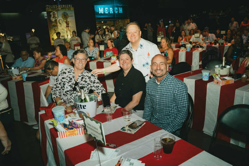 Heather Knowlan, April Ayers, Jim Kovach, Ben Montalbano at Legacy Community Health's Mint Julep fundraiser. (Photo by Jessica Ortiz)
