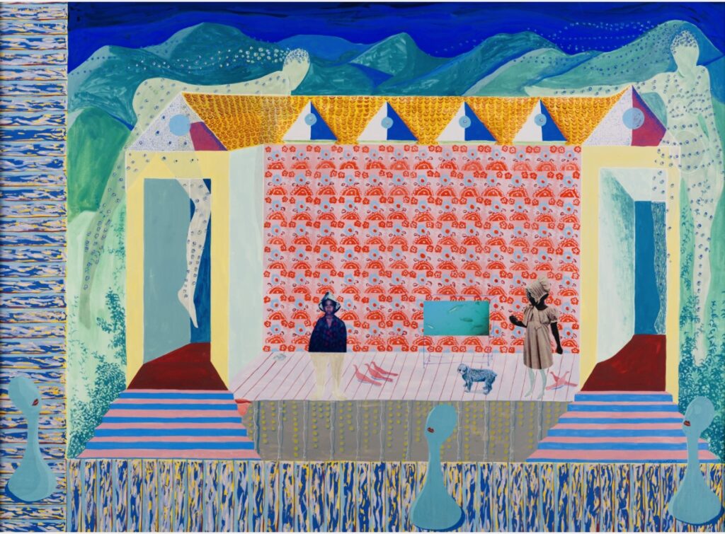 Floyd Newsum's "Euphemia and Prince Ehman" (1984). (Courtesy Nicole Longnecker Gallery, Houston)