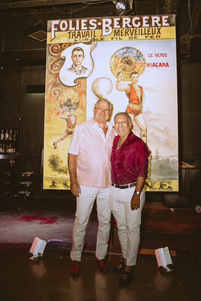 Richard Werner & Tony Bravo at Legacy Community Health's Mint Julep fundraiser. (Photo by Jessica Ortiz)