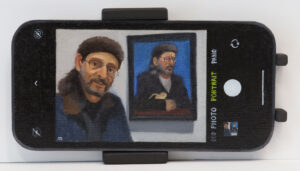 Selfie-Portrait with Self-Portrait John Slaby Archway Houston