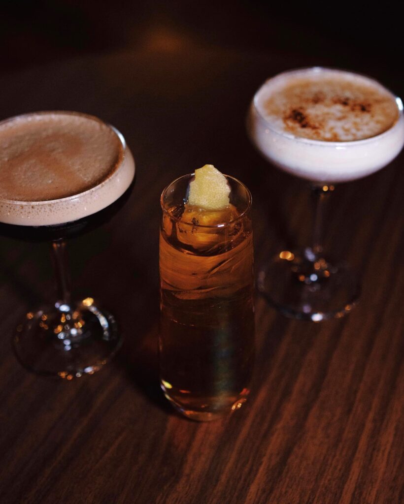 Ampersand's TCU location now serves cocktail on the weekends like a refreshing espresso martini.