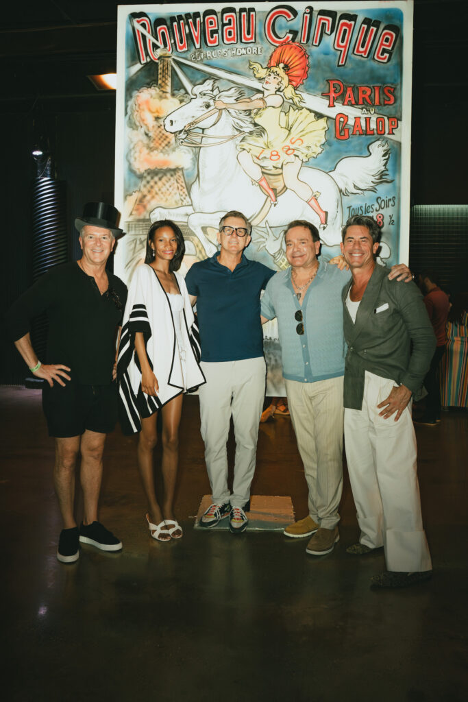Shannon Hall, Jordan Knight, Marcus Sloan, Don Mafrige Jr., Milton Townsend at Legacy Community Health's Mint Julep fundraiser. (Photo by Jessica Ortiz)