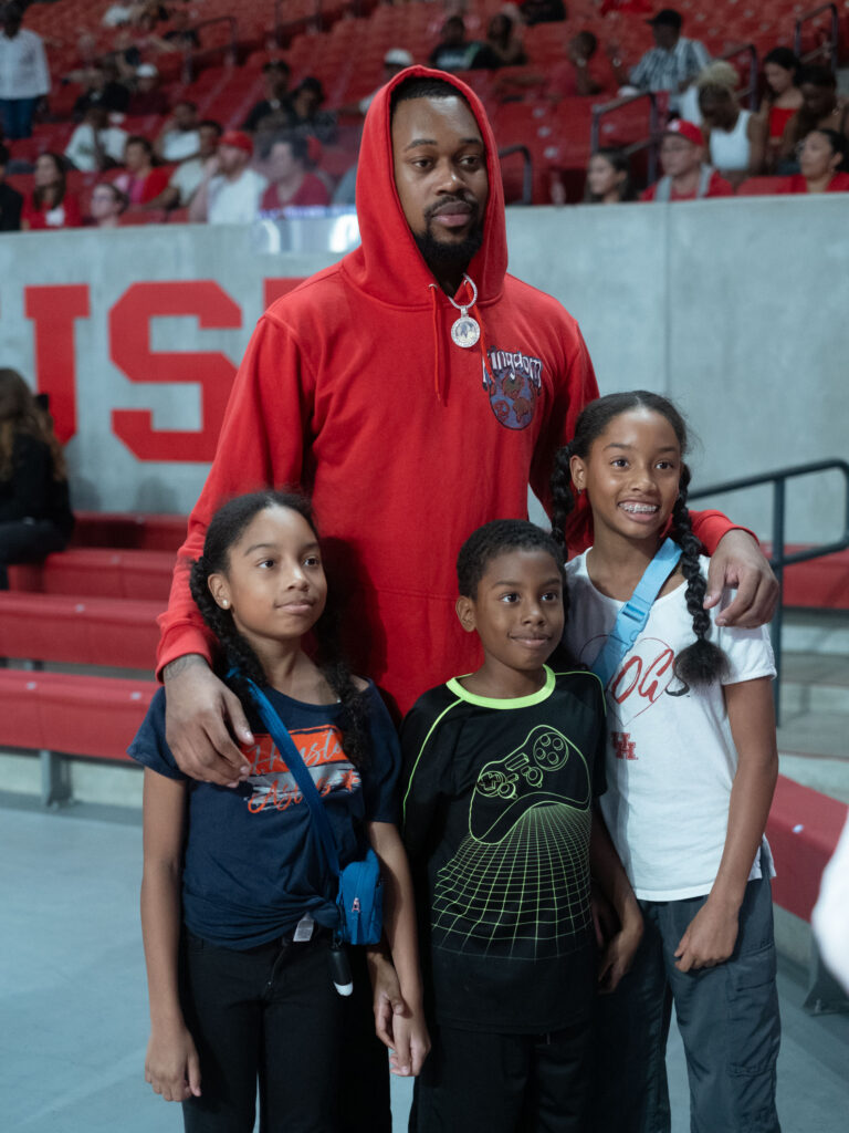 University of Houston power forward J'Wan Roberts is a great ambassador for the program. (Photo by F. Carter Smith)