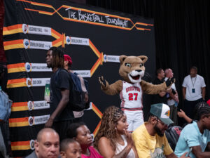 The Forever Coogs advanced past the quarterfinal round of The Basketball Tournament and its Million Dollar Prize. UH Coach Kelvin Sampson was among those at he game at the Fertitta Center, July 30, 2024