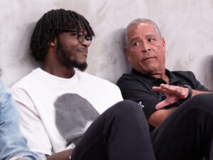 The Forever Coogs advanced past the quarterfinal round of The Basketball Tournament and its Million Dollar Prize. UH Coach Kelvin Sampson was among those at he game at the Fertitta Center, July 30, 2024